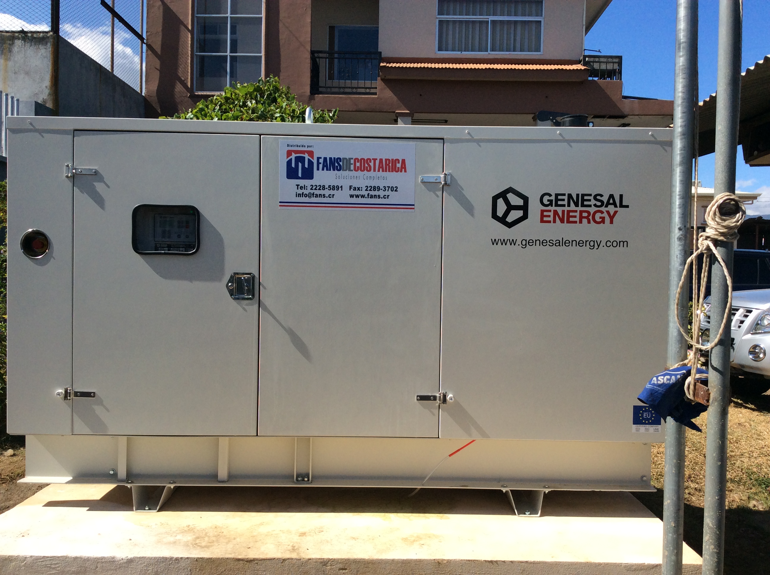 Planta generadora de electricidad Portal Municipalidad de Heredia