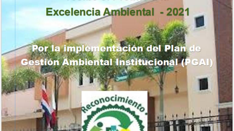 Municipalidad recibe premio a la Excelencia Ambiental