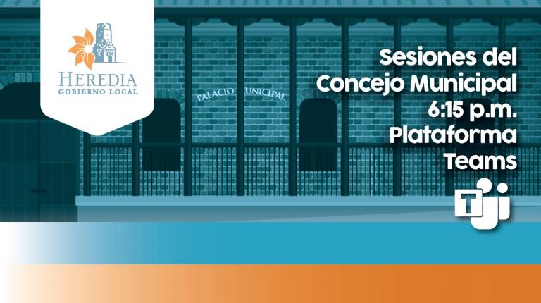 Concejo Municipal realizará las sesiones de manera virtual Concejo Municipal realizará las sesiones de manera virtual