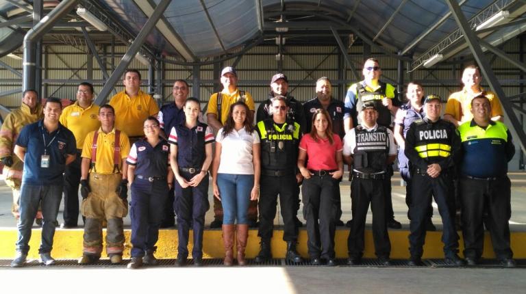 II Simulacro de Gestión del Riesgo Vial Unidad Técnica de Gestión del Riesgo Vial y la Sección de Programas Preventivos de la Municipalidad de Heredia realizaron el II Simulacro de Gestión del Riesgo Vial