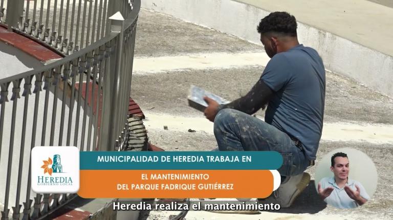 Embedded thumbnail for Municipalidad de Heredia realiza mantenimiento integral del Parque Fadrique Gutiérrez