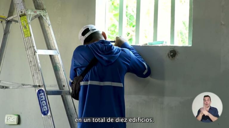 Embedded thumbnail for Trabajamos en el mantenimiento y renovación de espacios comunitarios