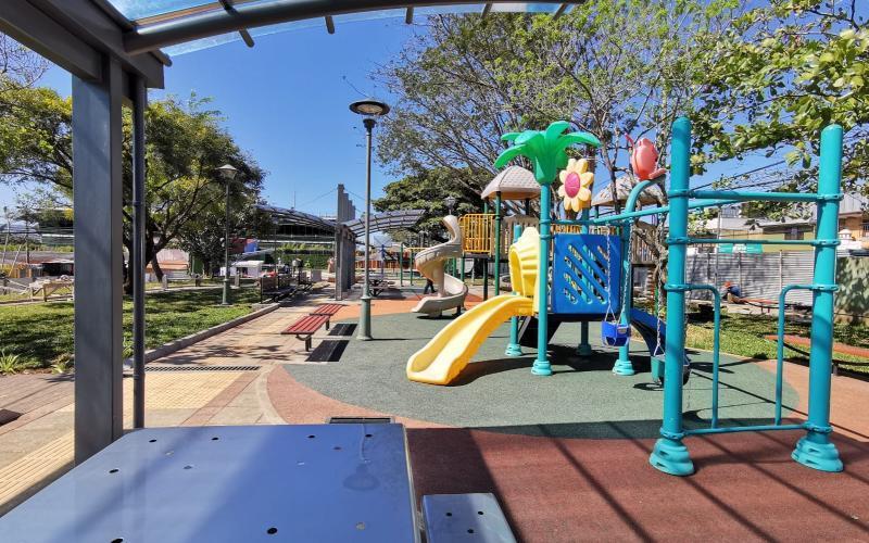 Finaliza remodelación del parque La Aurora Finaliza remodelación del parque La Aurora