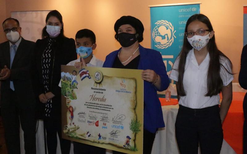 Certificación Amigos Cantones de la Infancia Certificación Amigos Cantones de la Infancia