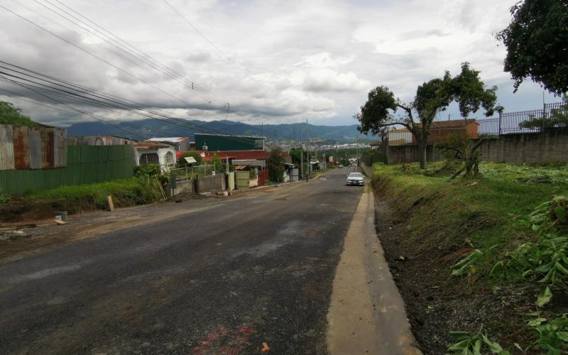 obras de mejora calle La Cuesta