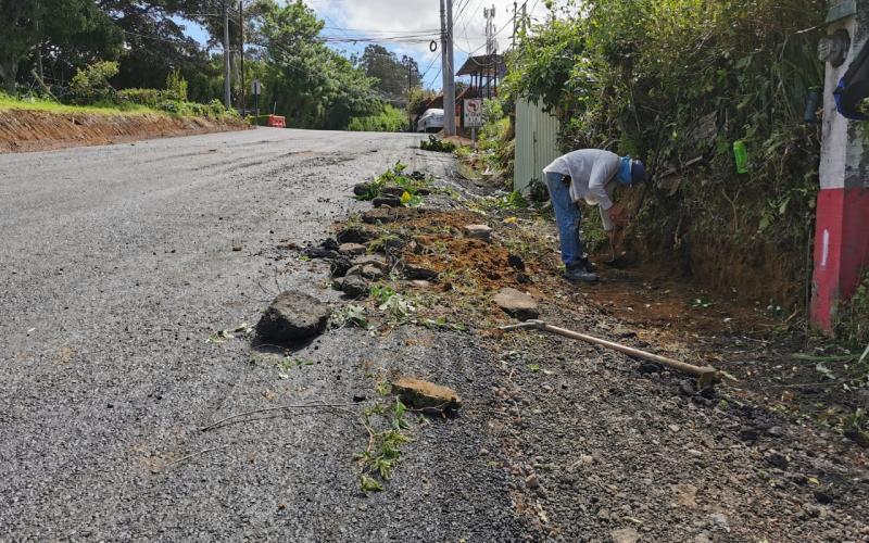 obras de mejora calle La Cuesta