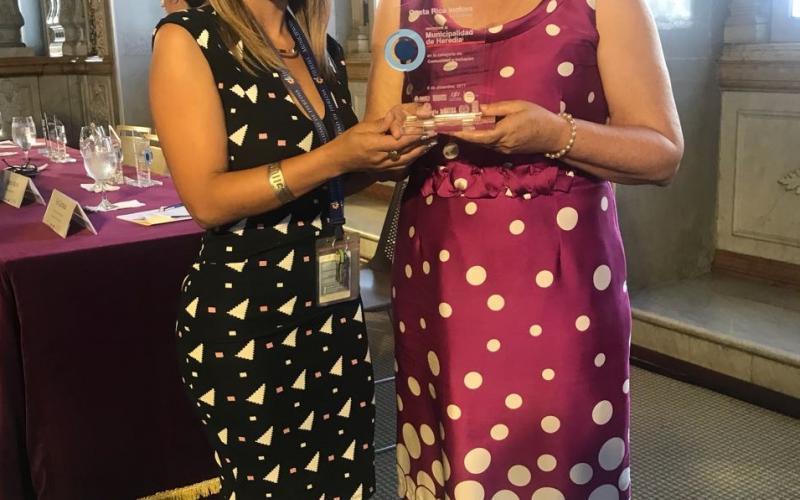 La Municipalidad de Heredia recibió reconocimiento por sus acciones realizadas por fomentar la inclusión laboral para personas con discapacidad en el cantón de Heredia.  