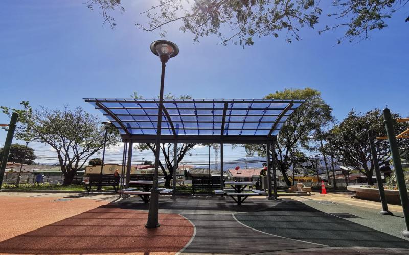 Finaliza remodelación del parque La Aurora Finaliza remodelación del parque La Aurora