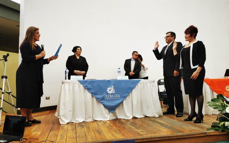 Municipalidad de Heredia tiene nuevas autoridades municipales Municipalidad de Heredia tiene nuevas autoridades municipales
