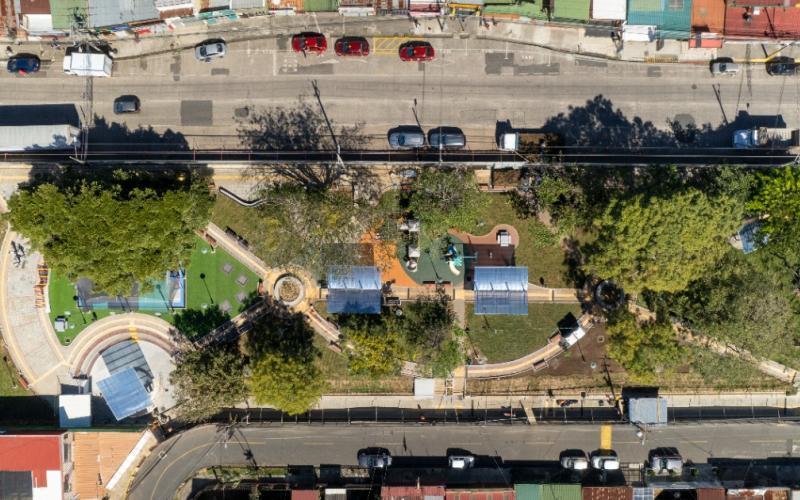 Finaliza remodelación del parque La Aurora Finaliza remodelación del parque La Aurora