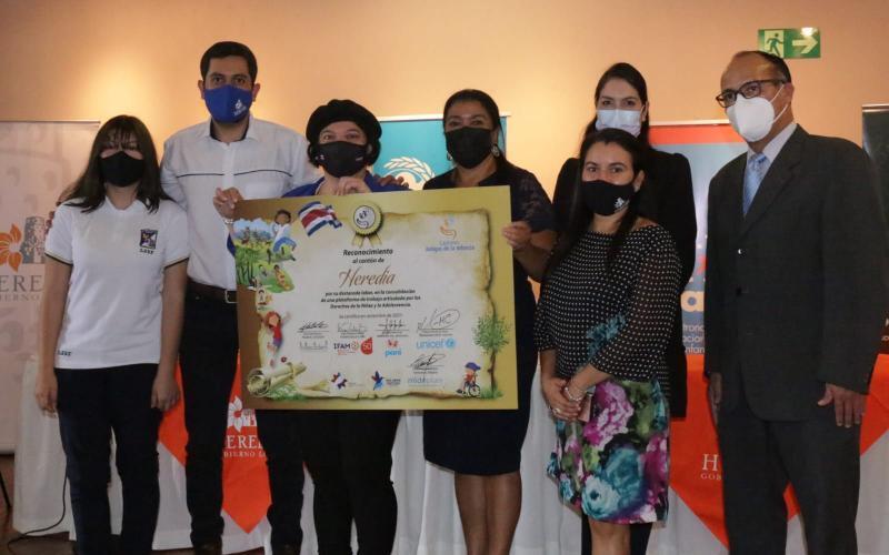 Certificación Amigos Cantones de la Infancia Certificación Amigos Cantones de la Infancia