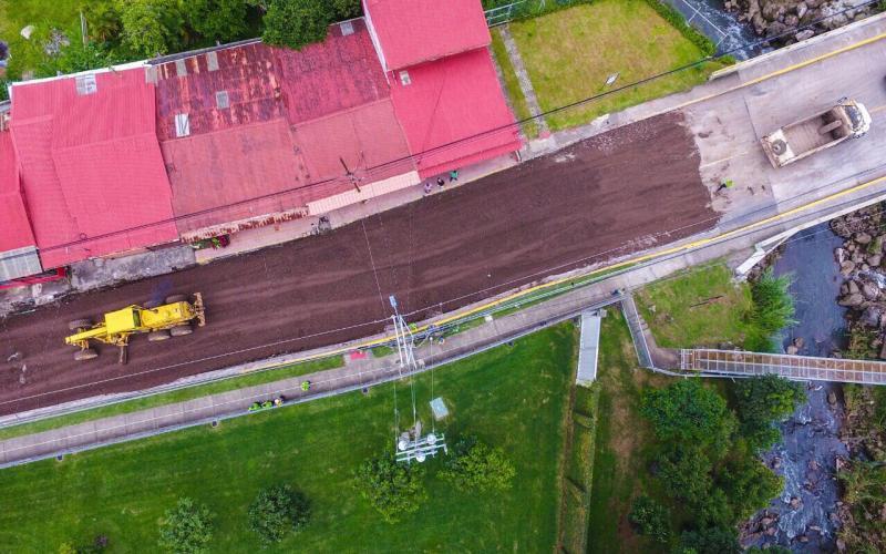 Obras de mejoramiento de vías cantonales 