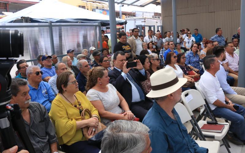 Entrega de las nuevas instalaciones de la Estación del Tren a la comunidad herediana.