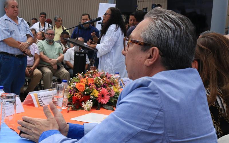 Entrega de las nuevas instalaciones de la Estación del Tren a la comunidad herediana.