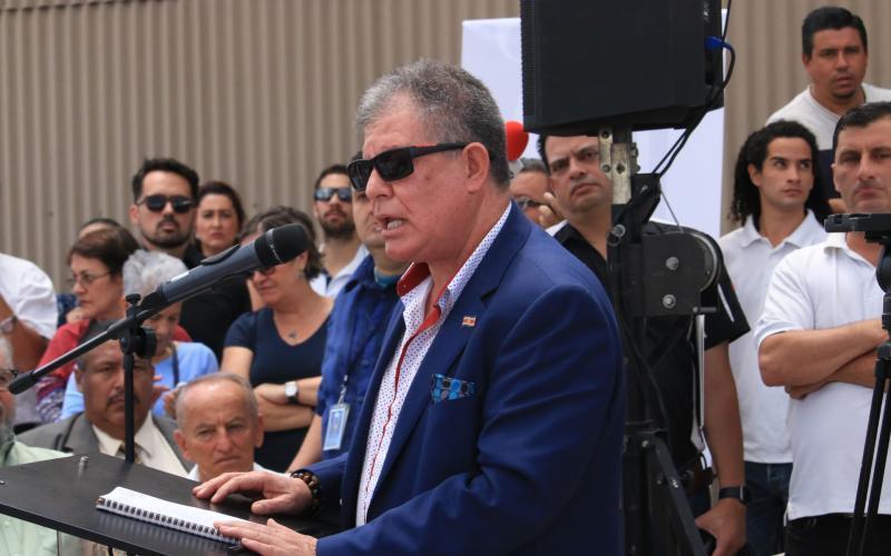 Entrega de las nuevas instalaciones de la Estación del Tren a la comunidad herediana.
