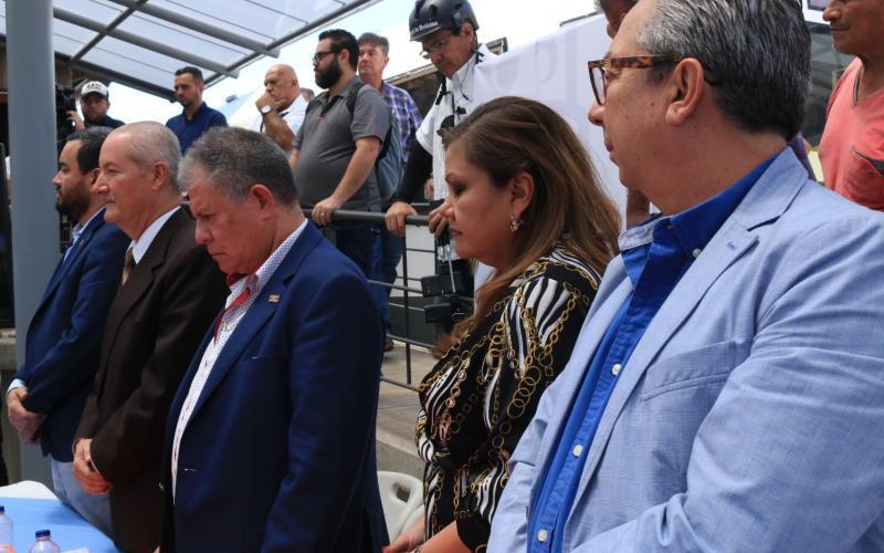 Entrega de las nuevas instalaciones de la Estación del Tren a la comunidad herediana.