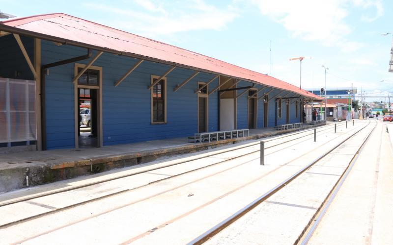 Entrega de las nuevas instalaciones de la Estación del Tren a la comunidad herediana.