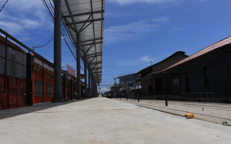 Entrega de las nuevas instalaciones de la Estación del Tren a la comunidad herediana.