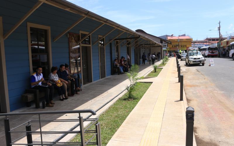 Entrega de las nuevas instalaciones de la Estación del Tren a la comunidad herediana.