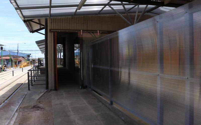 Entrega de las nuevas instalaciones de la Estación del Tren a la comunidad herediana.