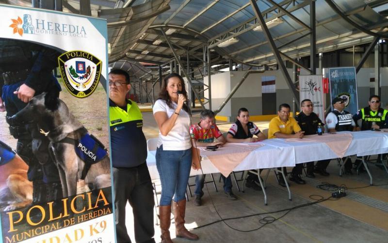 Unidad Técnica de Gestión del Riesgo Vial y la Sección de Programas Preventivos de la Municipalidad de Heredia realizaron el II Simulacro de Gestión del Riesgo Vial 