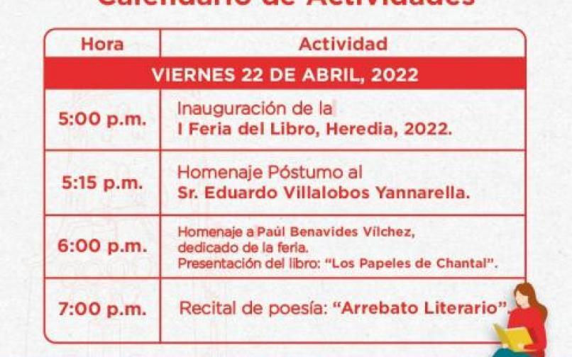Feria del Libro Heredia 2022