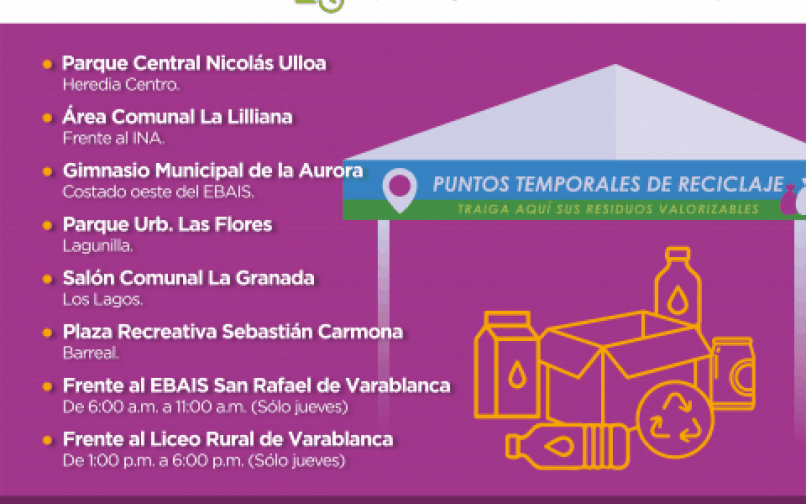 Campaña de recolección de llantas y artefactos electrónicos 