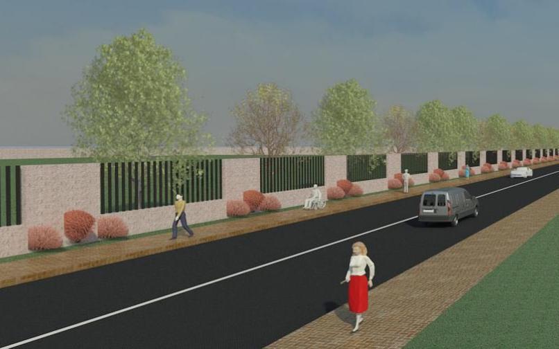 Construcción de cierre perimetral del Complejo Deportivo Heredia