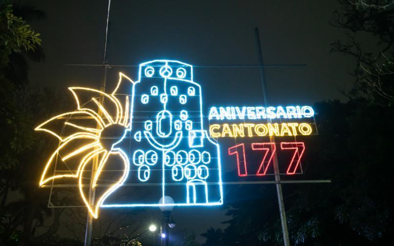 Brilló “Heredia Cantón de Luz” en la celebración del Cantonato Brilló “Heredia Cantón de Luz” en la celebración del Cantonato