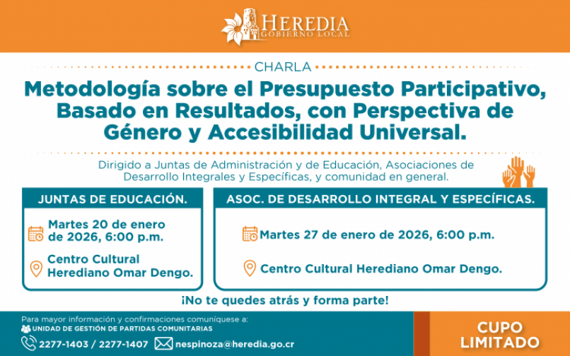 Charlas Presupuesto Participativo 2026