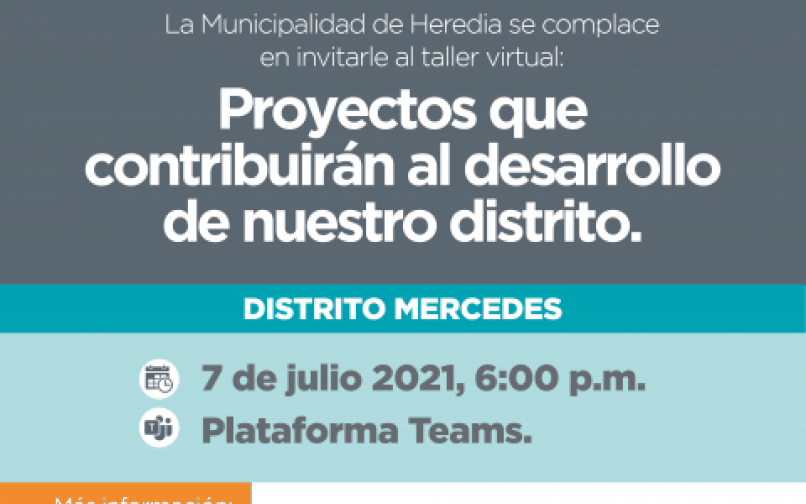 Proyectos que contribuirán al desarrollo de nuestro distrito