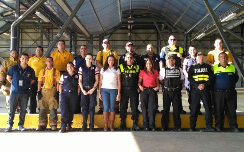 Simulacro Gestión Riesgo Vial La Unidad Técnica de Gestión del Riesgo Vial y la Sección de Programas Preventivos de la Municipalidad de Heredia reallizó el II Simulacro de Gestión del Riesgo Vial abierto al público